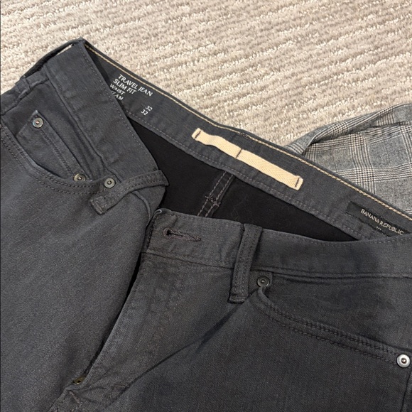 Banana republic bundle of (3) pants, two dress tailor fit and one travel jean - Picture 6 of 6